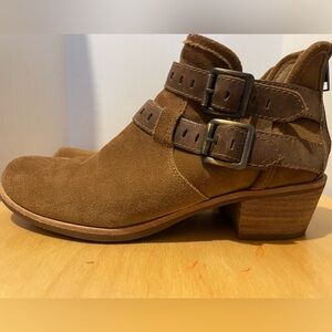 Ugg Patsy Ankle Boots Chestnut Suede Sz 7